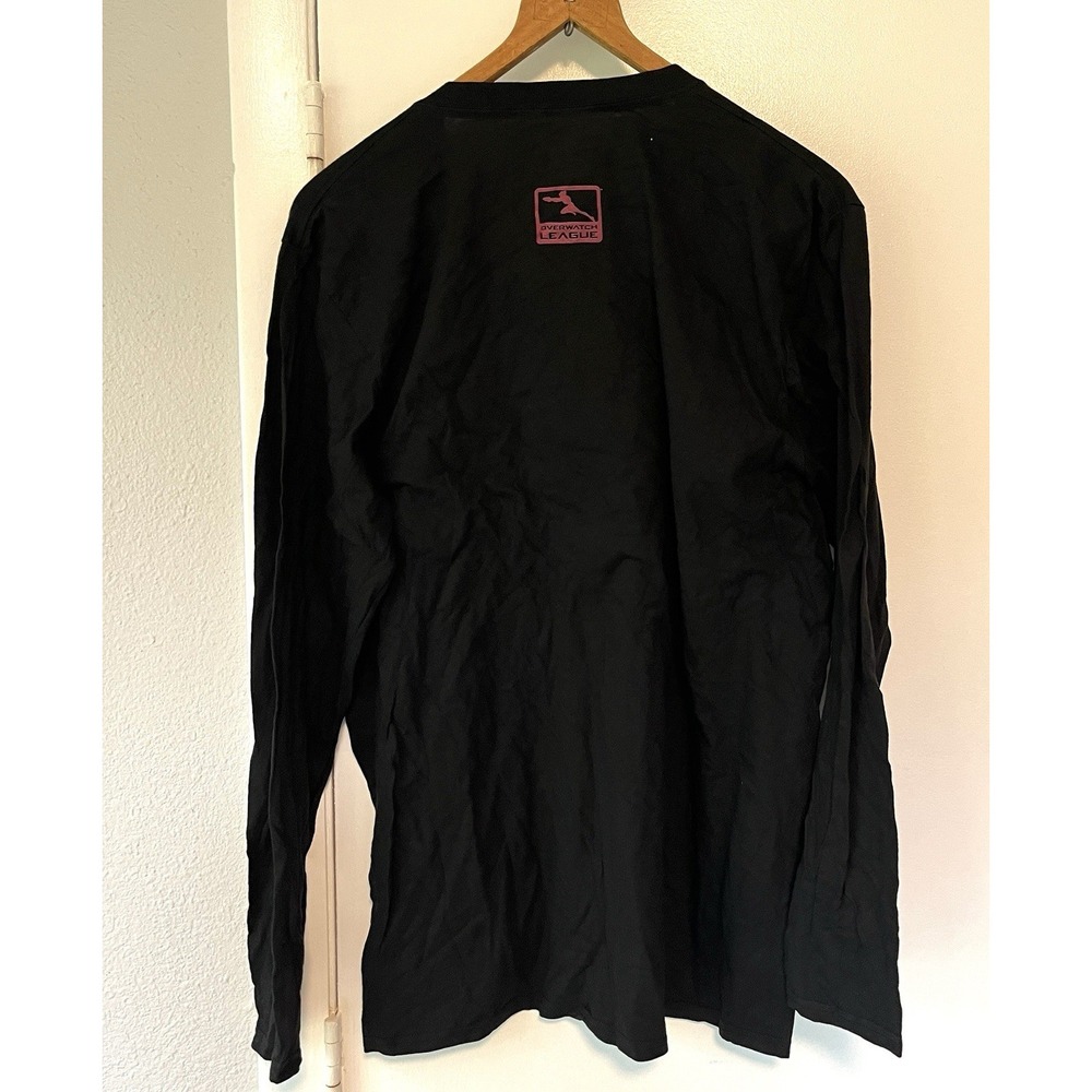 Overwatch League Washington Justice eSports Men's Black T Shirt‎ L/S Large NWOT - Picture 4 of 8